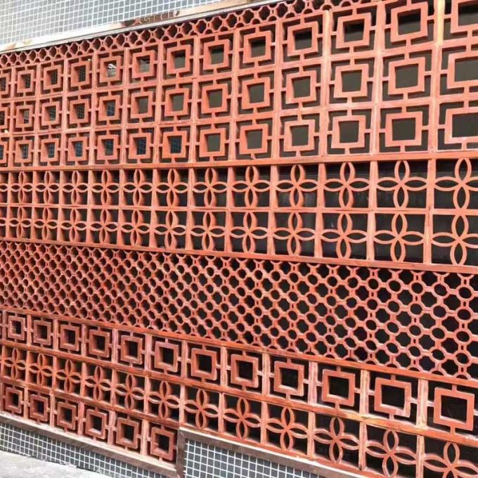Briques décoratives creuses de terre cuite 20x20mm Clay Terracotta Coloured Wall Tiles 1