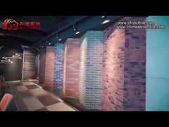 Tuile en bois d'imitation de MCM Clay Tile Environmentally Flexible Wall de grain