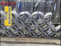 La terre cuite décorative bloque le mur creux de Clay Bricks For Building Shadow