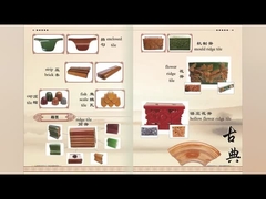 bâtiments de style chinois antique carreaux de toit et ornementation de toit pour pavillon de jardin