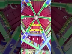 Pergola en bois en extérieur faite à la main Pavillion chinois Jardin Hexagonal Pavillon en bois