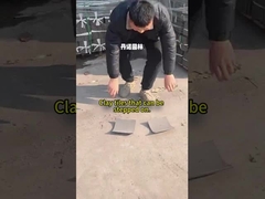 Carreaux de toit plat en argile non vernis pour les pavillons de jardin