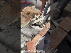 Matériau du temple chinois Carreaux de toit gris non vernis