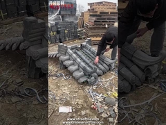 Conception traditionnelle naturelle de Grey Chinese Clay Roof Tiles