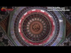 Carreaux de toiture de style chinois pour les temples.