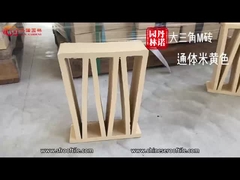 Briques creuses jaunes en argile pour mur intérieur