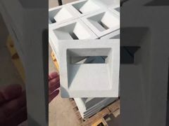 Blocs muraux décoratifs en ciment blanc clair