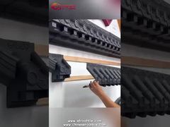 Lightweight PP plastic roof tiles chinese traditional style with ridge decoration