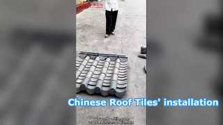 Guide d’installation simple pour les tuiles traditionnelles chinoises