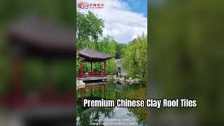 Tuiles chinoises en terre cuite pour temple et résidence privée