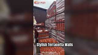 Bloc de brise en terre cuite pour des murs élégants