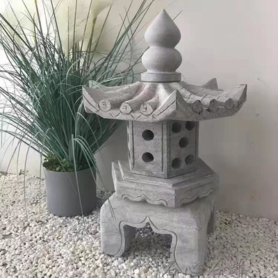 qualité  Large Grey Outdoor Stone Lantern Granite Pagoda Japanese Garden Ornaments Usine