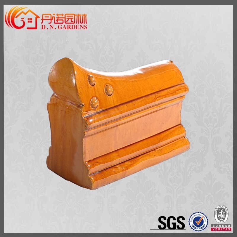 Temple décoratif en céramique Dragon Ridge Tiles de Clay Ridge Tiles Classical Glazed Buddhist