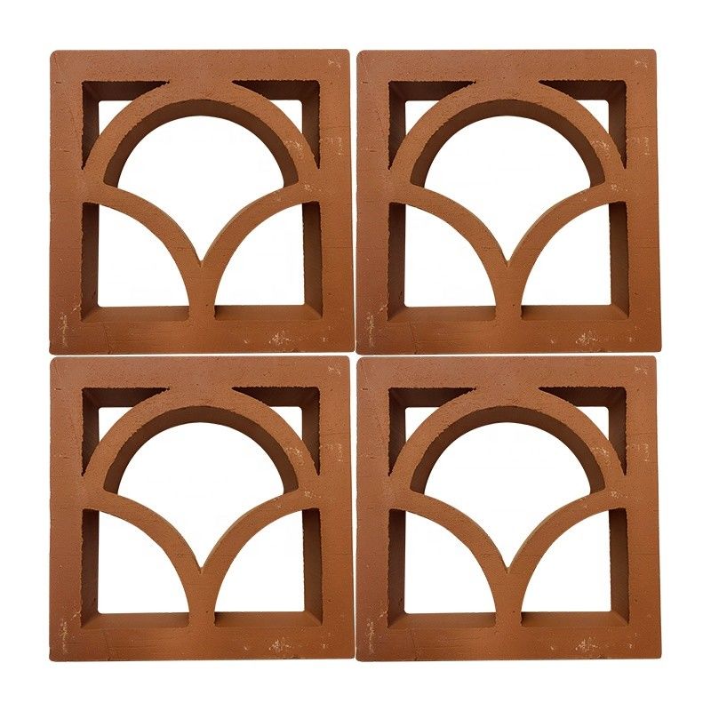 Fabricant de blocs de brise en terre cuite Briques creuses décoratives en argile pour façades et murs de jardin