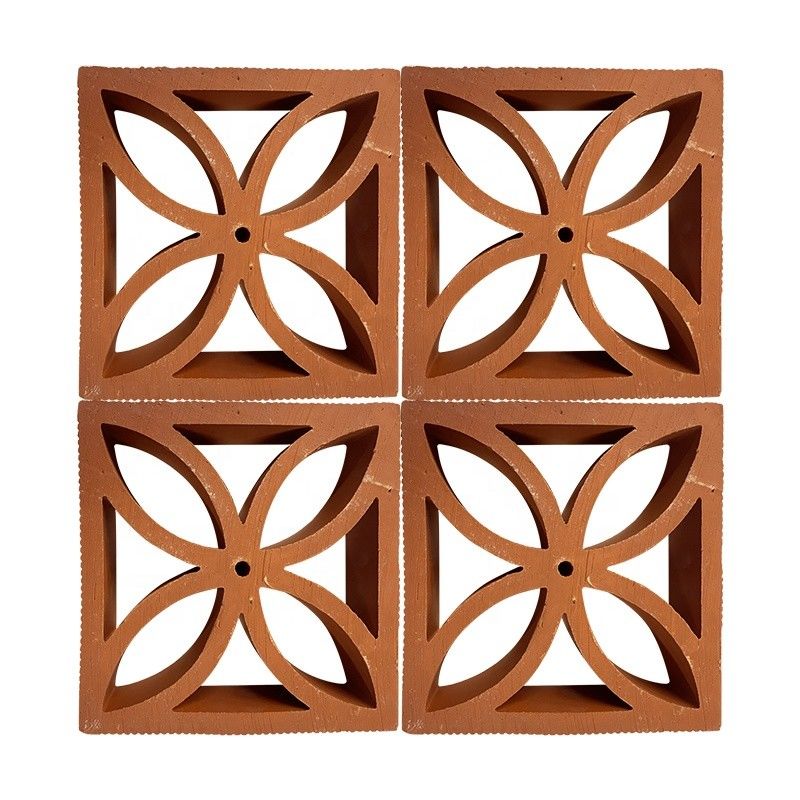 Fabricant de blocs de brise en terre cuite Briques creuses décoratives en argile pour façades et murs de jardin