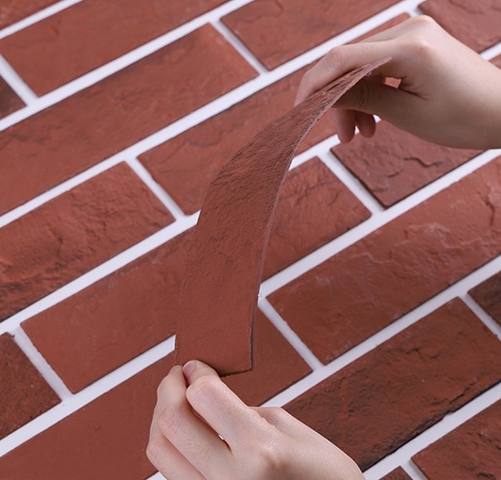 Brique flexible matérielle légère de carreaux de céramique de MCM pour le plancher extérieur de mur intérieur