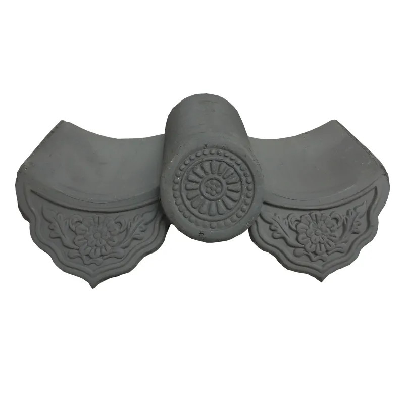 Carreaux de toits de temples pour l'architecture traditionnelle japonaise chinoise coréenne toiture en argile Ridge Ornament de toits de carreaux