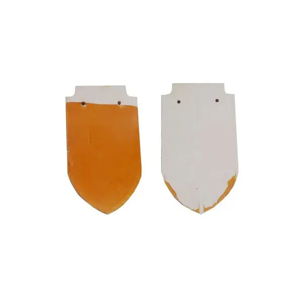Le type simple tuile de toit en céramique a glacé l'échelle de poissons pour la décoration d'hôtel