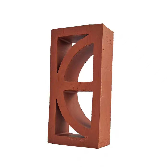 Terracotta naturel Blocs d'argile creuse de brique Matériau de construction Panneaux muraux décoratifs Brise