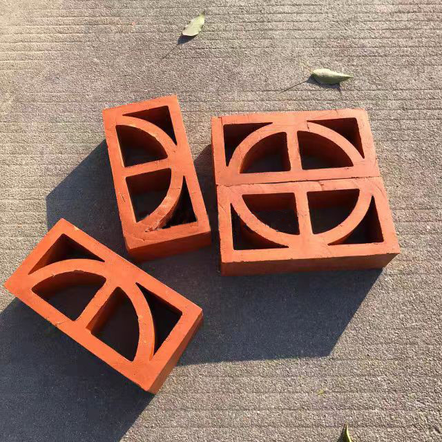 Terracotta naturel Blocs d'argile creuse de brique Matériau de construction Panneaux muraux décoratifs Brise