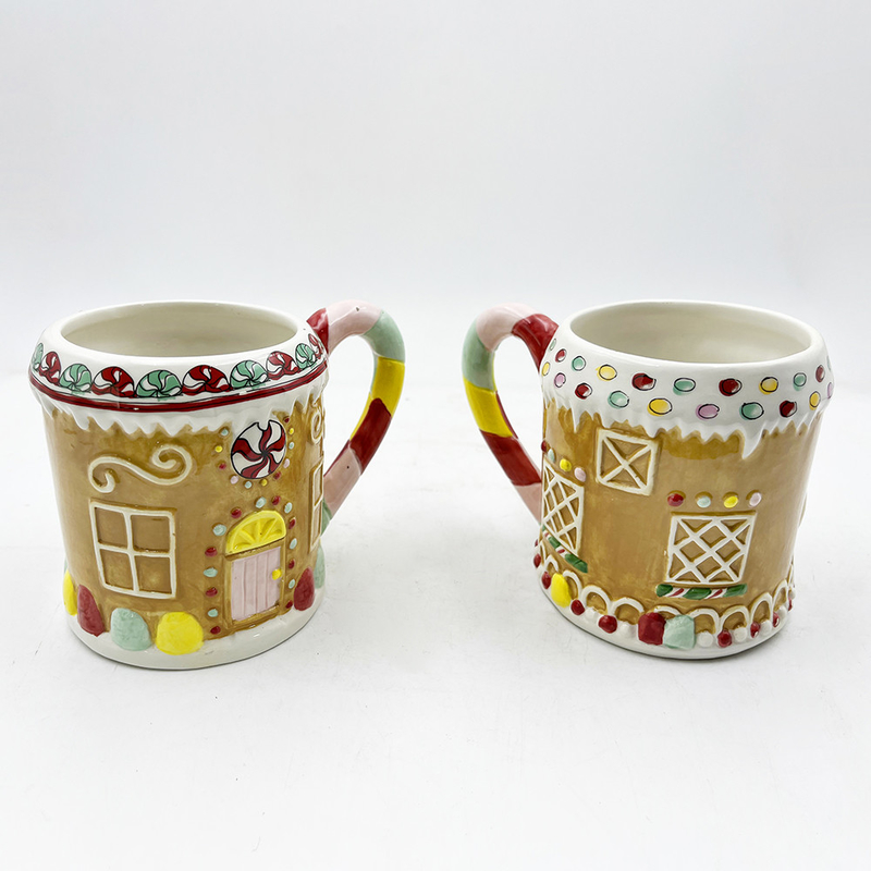 Produits en céramique sur mesure exquis Série de Noël Bonbons Jars de stockage Créatif