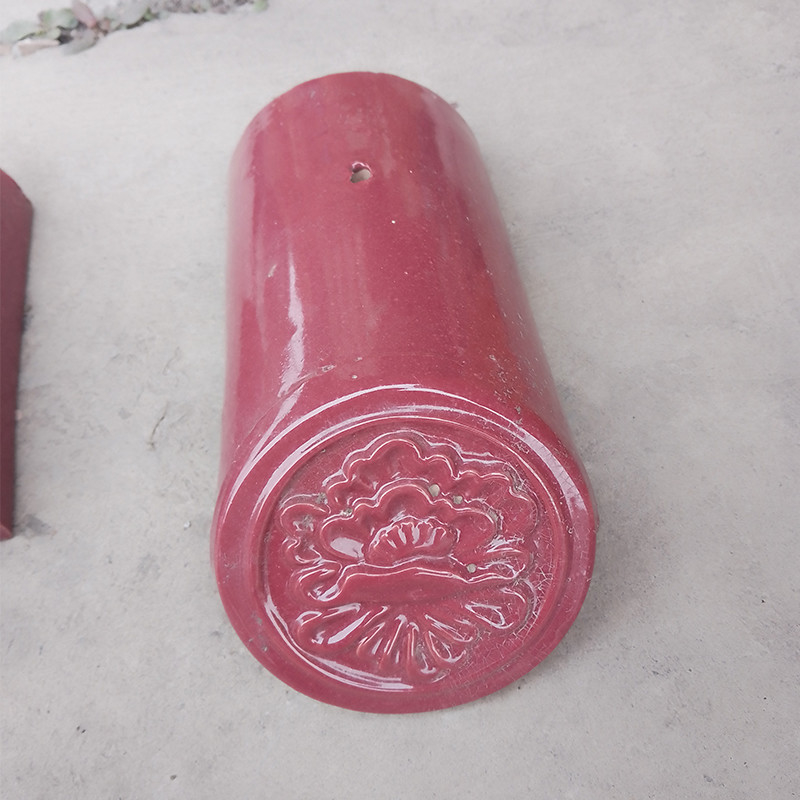 Carreaux de toit en verre chinois colorés personnalisables pour les parcs et les bâtiments traditionnels
