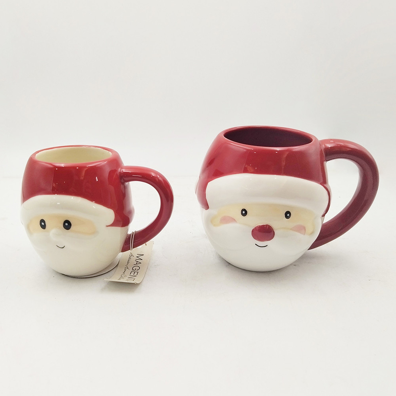 Petits animaux en céramique personnalisés, tasses à visage 3D peintes à la main, tasse de café pour cadeau, restaurant à domicile.