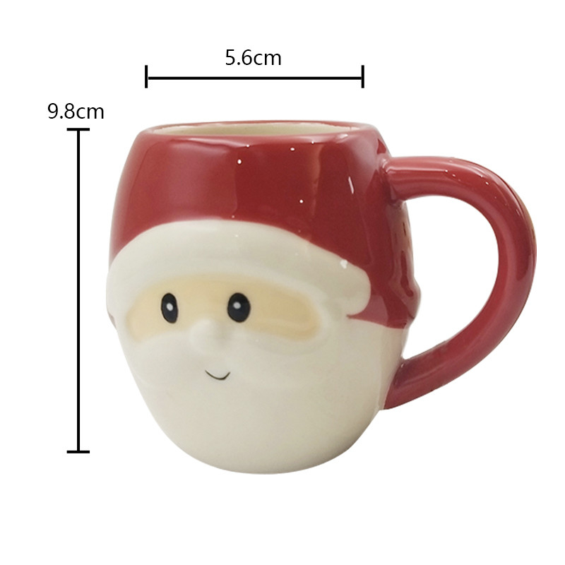 Petits animaux en céramique personnalisés, tasses à visage 3D peintes à la main, tasse de café pour cadeau, restaurant à domicile.
