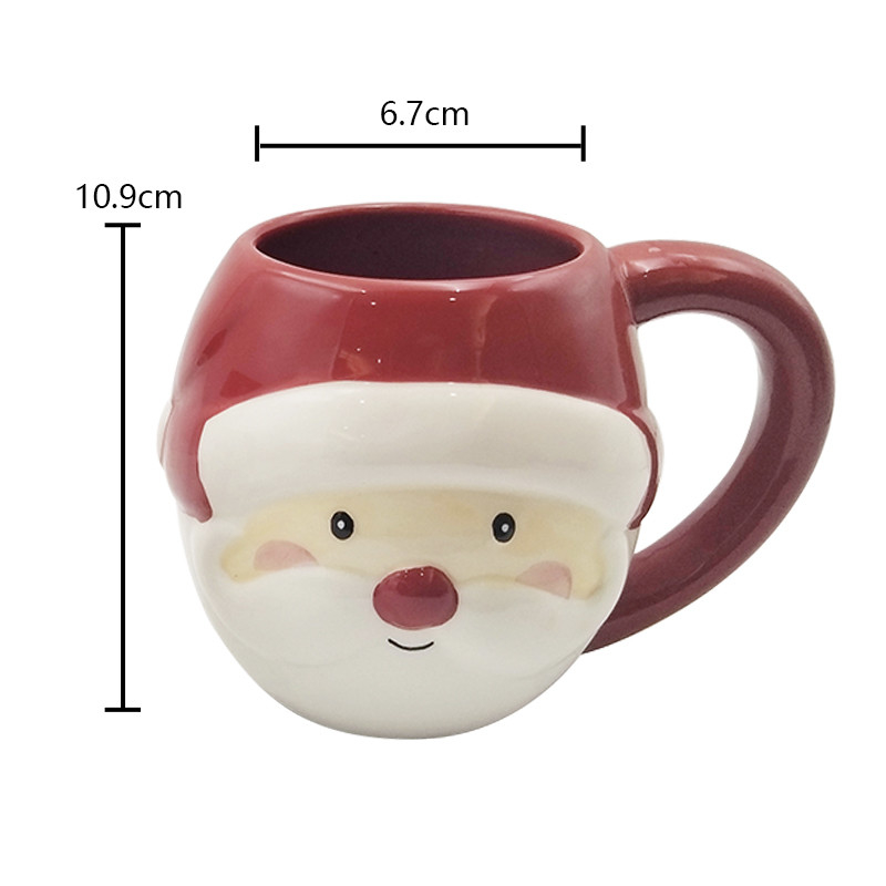 Petits animaux en céramique personnalisés, tasses à visage 3D peintes à la main, tasse de café pour cadeau, restaurant à domicile.