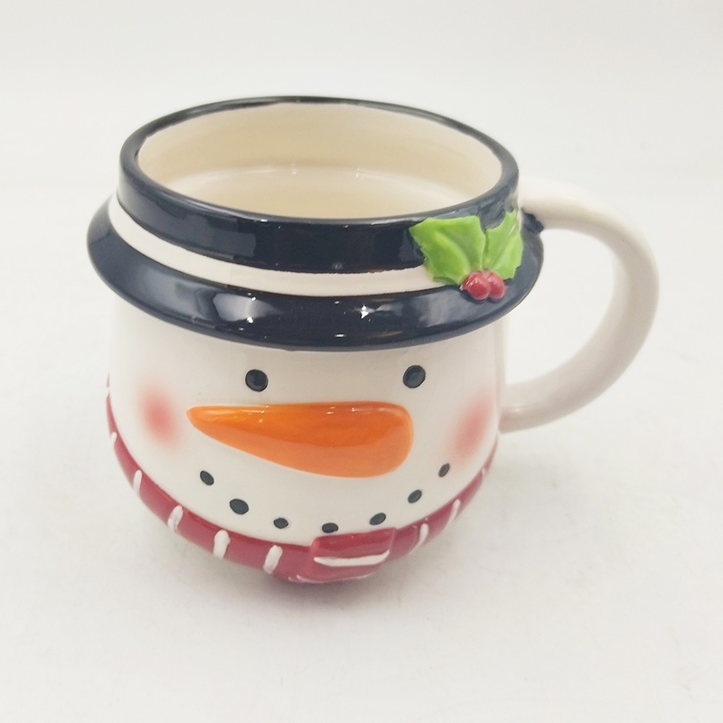 Bouteilles de Noël en céramique personnalisées Finition brillante et design coloré