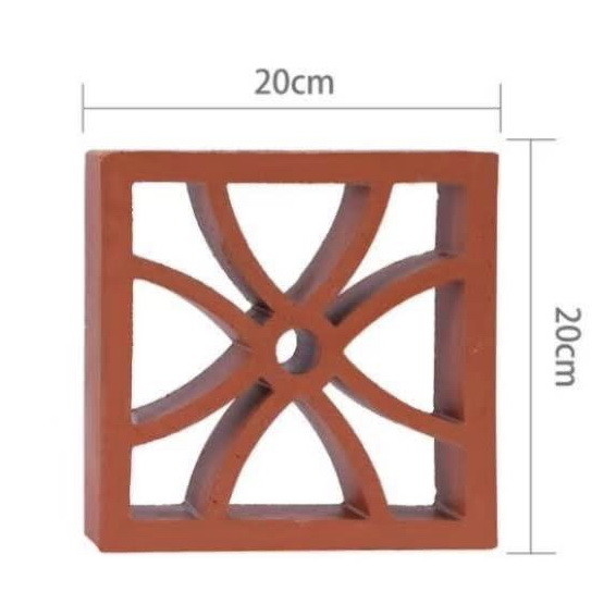 Matériau de construction Bloc ventilé pour les murs décoratifs en terre cuite