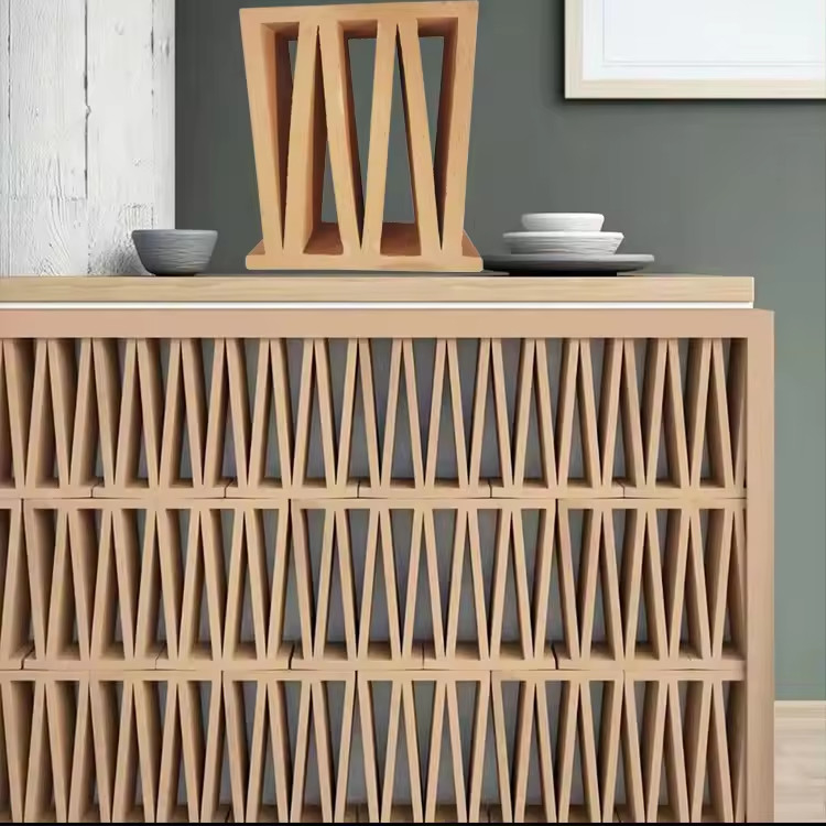 Écrans en terre cuite décoratifs en briques de forme de bloc de brise pour le plafond et le mur
