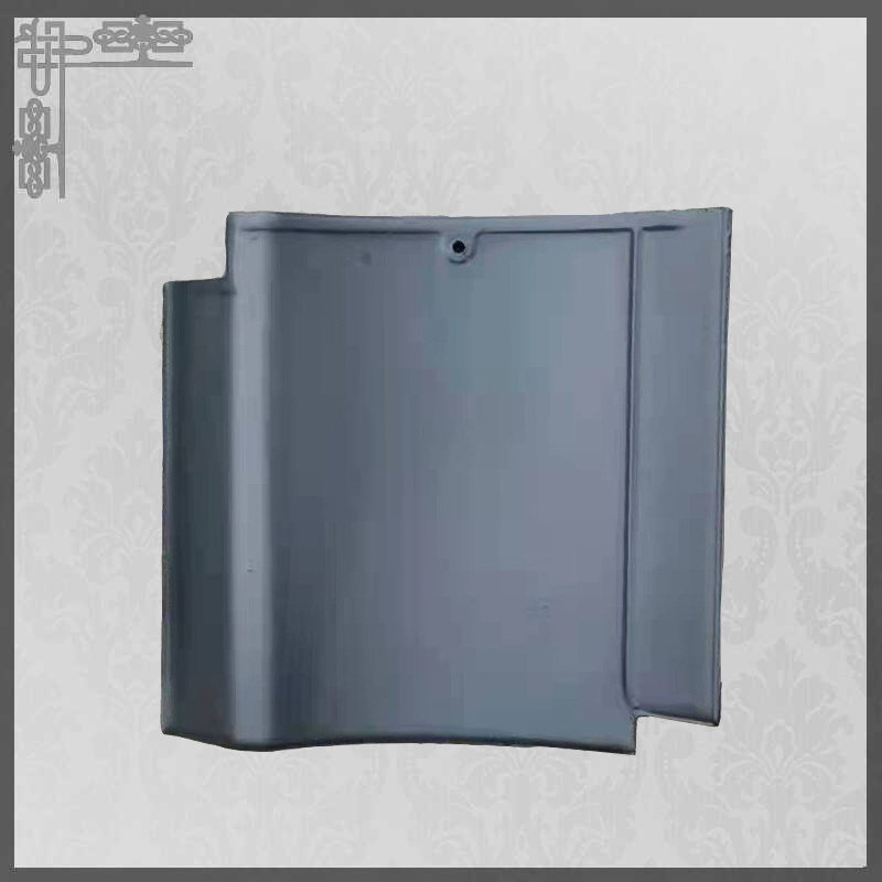 310*310mm carreaux de toits japonais disponibles matériau d'argile grise pour différents styles architecturaux