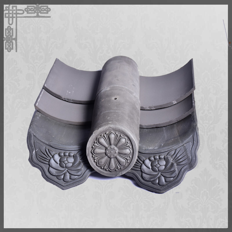 Roofing antique chinois Bardeaux de toiture en terre cuite authentique Carreaux de toiture en terre cuite résistant au feu Patrimoine durable