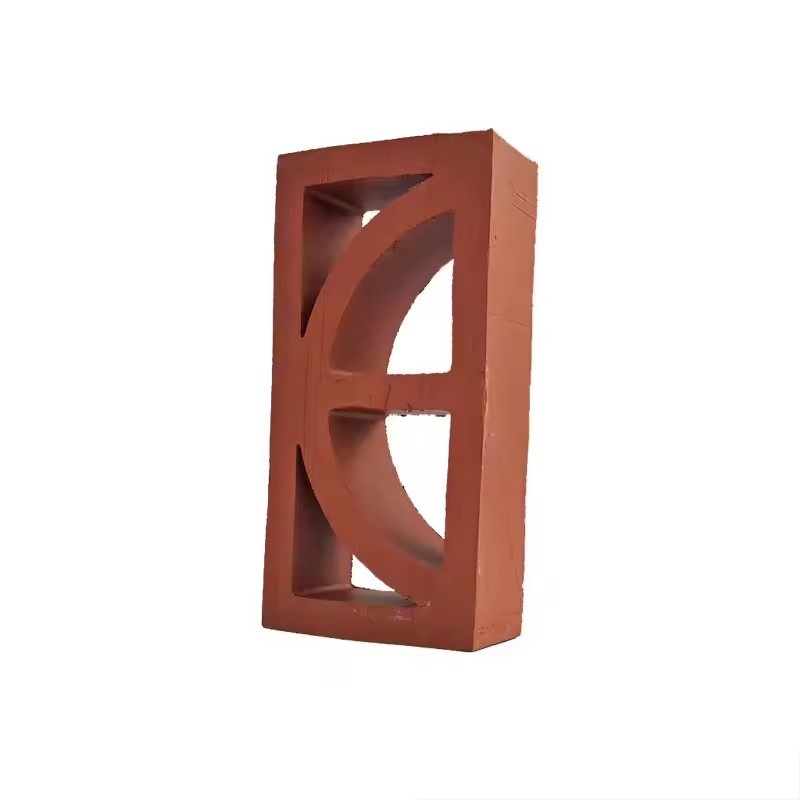 Maison en tuile de terre cuite Bloc de brise décoratif pour jardin Porche Marche Allée d'entrée Parement Mur Terrasse arrière