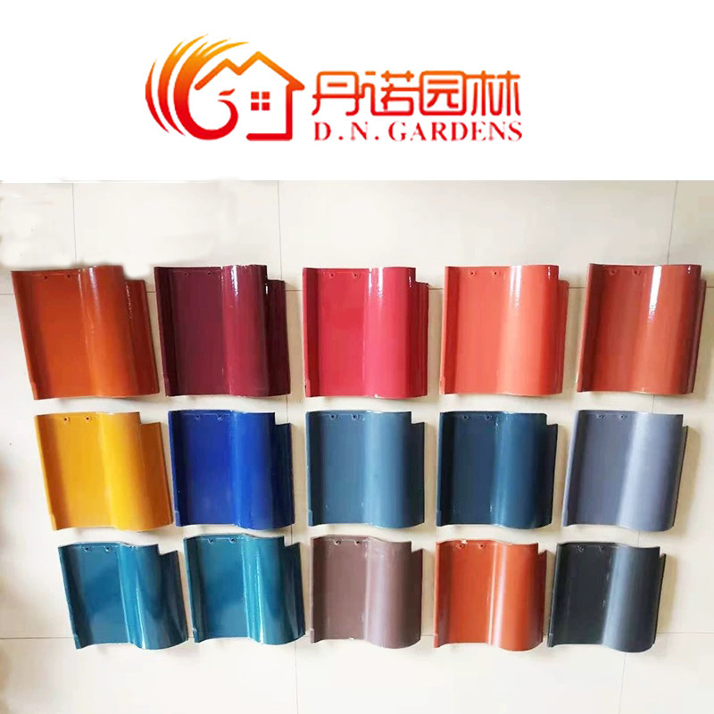 Coloriage de tuiles en forme de S en espagnol Variété de teintes Matériau durable Elegance architecturale Améliorez votre toit