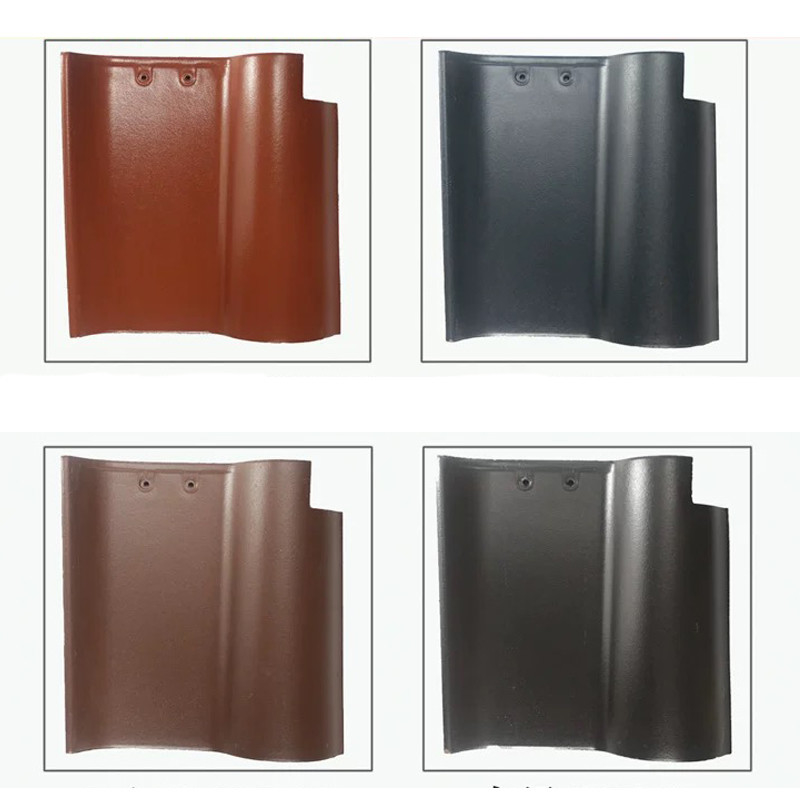 Des toits en céramique espagnole personnalisables en forme de S, des couleurs variées, une solution de toiture en argile adaptée à vos besoins