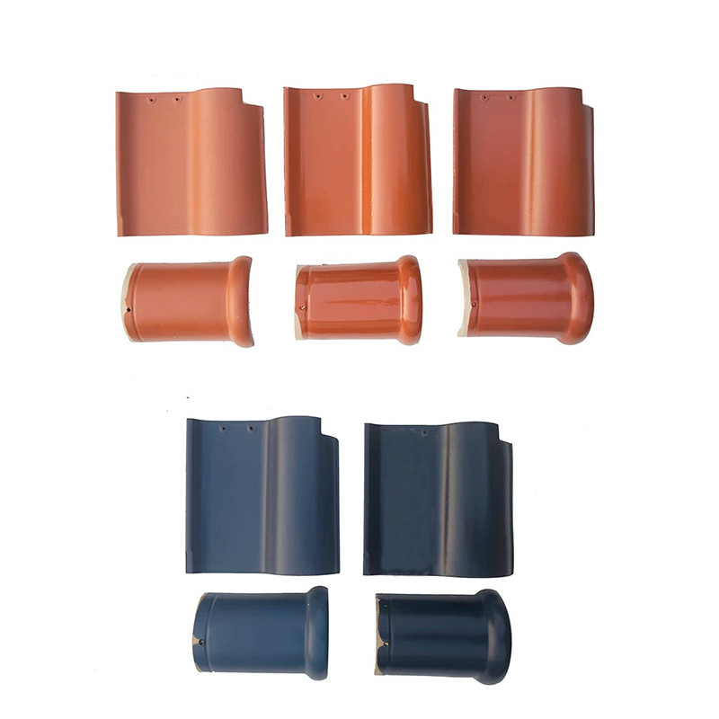 Carreaux de toiture en céramique espagnole Options de couleurs vibrantes 310*310mm Argile de qualité supérieure Conception résistante aux intempéries Ajoutant de la résistance à votre toit