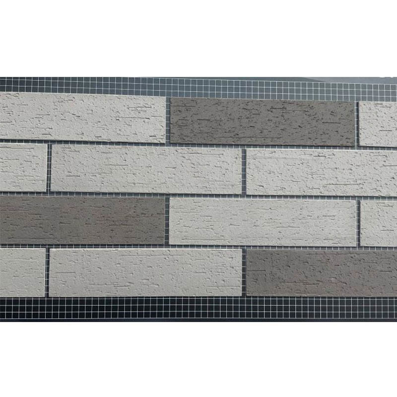 Carreaux de mur en pierre molle en argile Pilarnes de colonne en pierre flexible Mcm Carreaux de ligne grossière de mur extérieur et intérieur