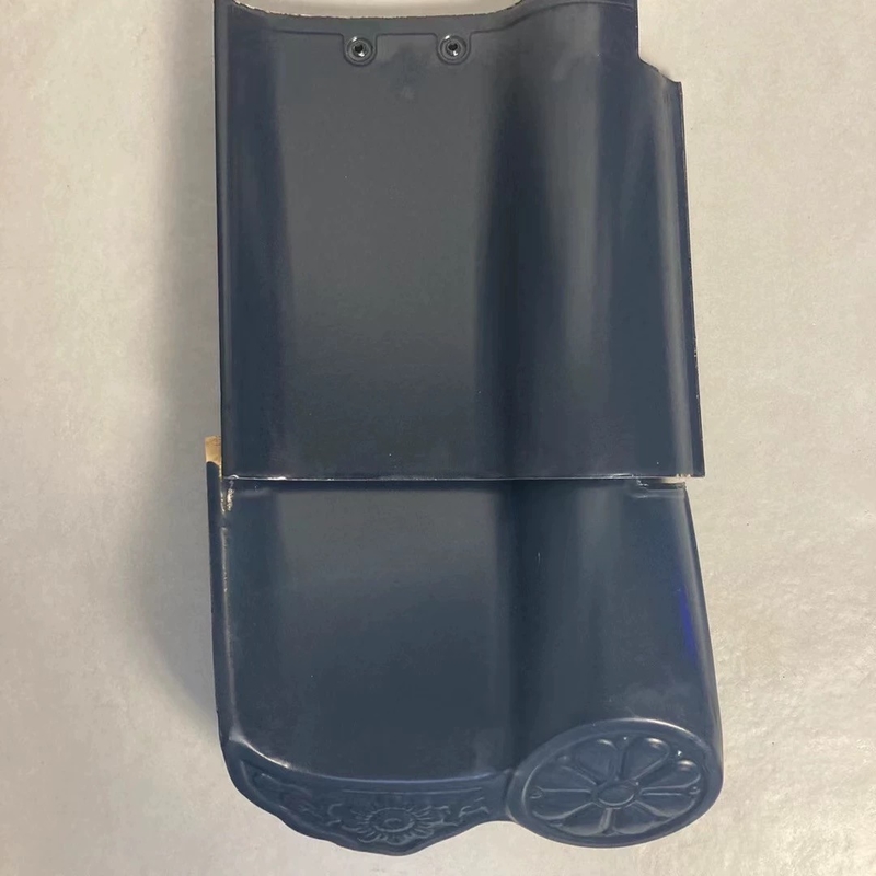 Matériau durable de toiture en céramique de type S, gris foncé, hydrofuge