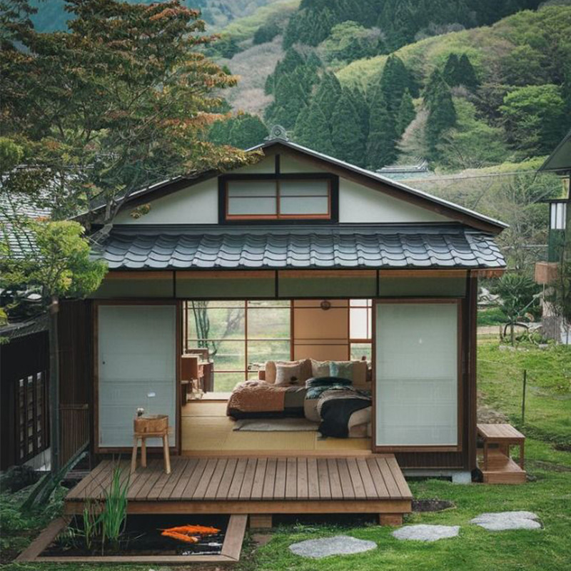 Carreaux de toit japonais L'argile traditionnelle Kawara en gris vitrifiée pour un toit durable et esthétique