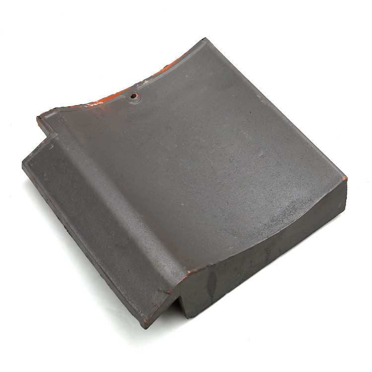 Carreaux de toit japonais L'argile traditionnelle Kawara en gris vitrifiée pour un toit durable et esthétique