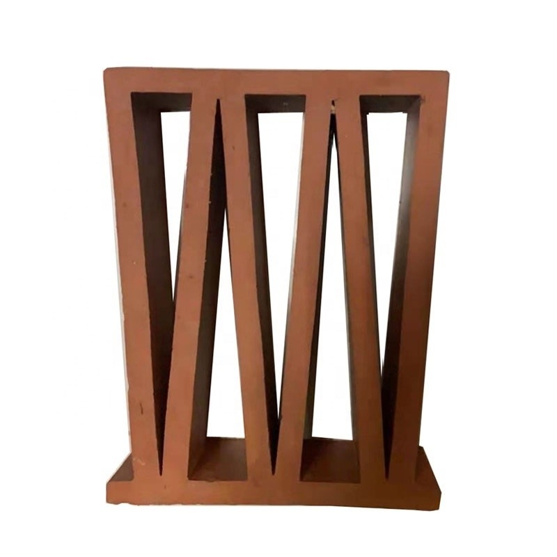 Isolement thermique de 800 degrés Centigrade Terracotta rouge Breeze View Bloc de construction en argile pour une vue extérieure décorative moderne