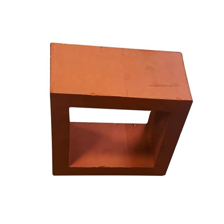 Murs en terre cuite Blocs de brise Isolation thermique 800 degrés Centigrade Briques rouges Matériau de décoration de bâtiment scolaire