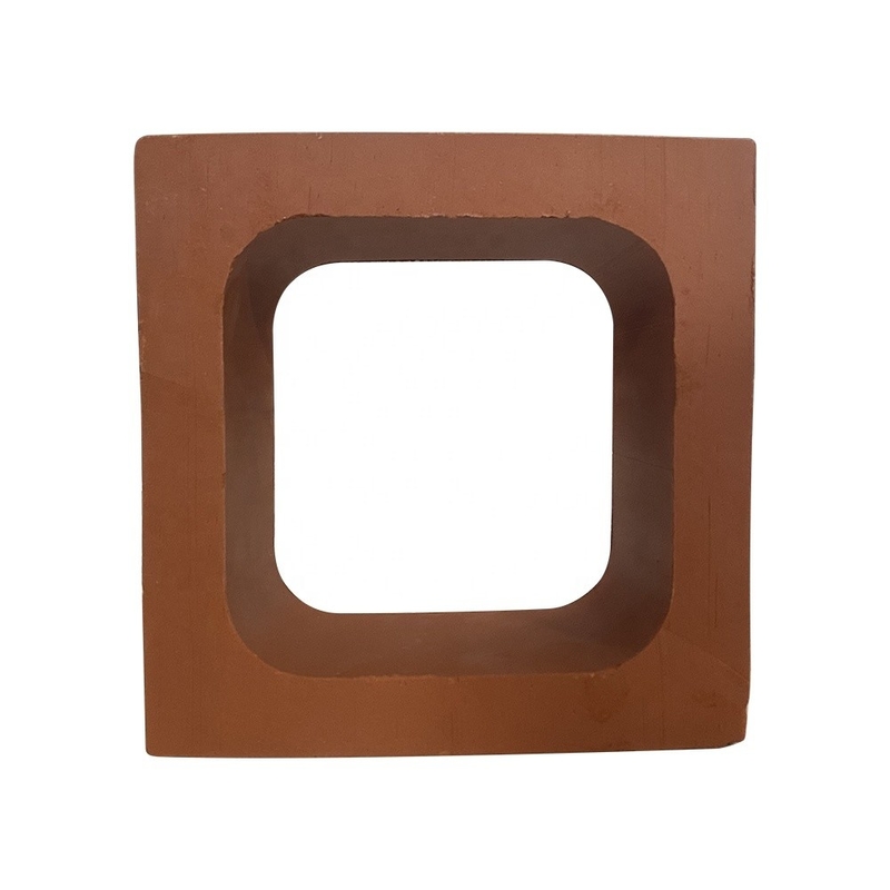 Murs en terre cuite Blocs de brise Isolation thermique 800 degrés Centigrade Briques rouges Matériau de décoration de bâtiment scolaire