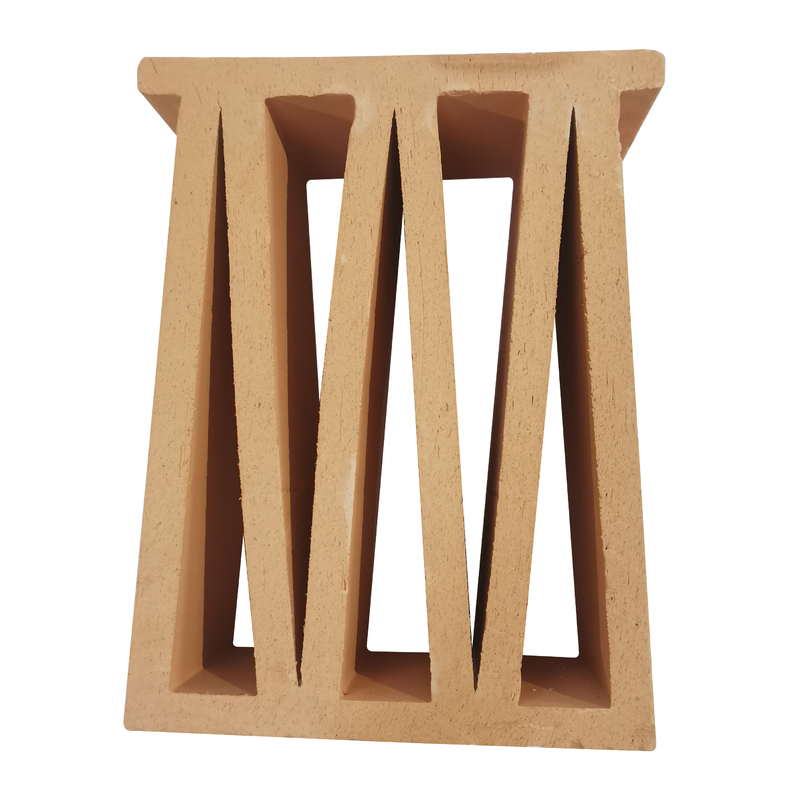 Terracotta Breeze Block Mold M Shape Wall Panel Briques de feu décoratives intérieures pour le design de décoration perforée extérieure