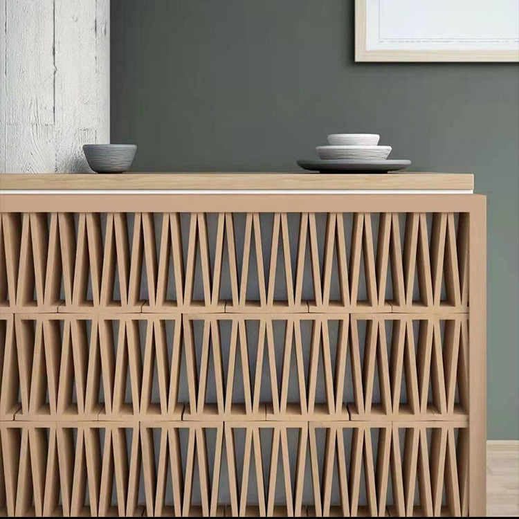 Terracotta Breeze Block Mold M Shape Wall Panel Briques de feu décoratives intérieures pour le design de décoration perforée extérieure