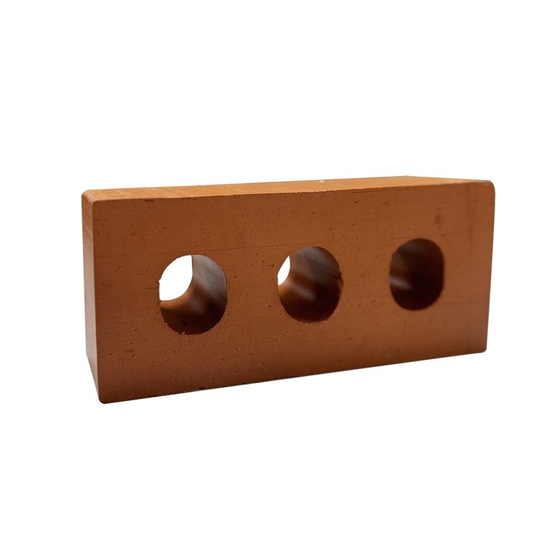Isolement thermique de 800 degrés Centigrade Maison en terre cuite Bloc de construction Matériau décoratif Rectangle creux Perforé en brique à l'extérieur