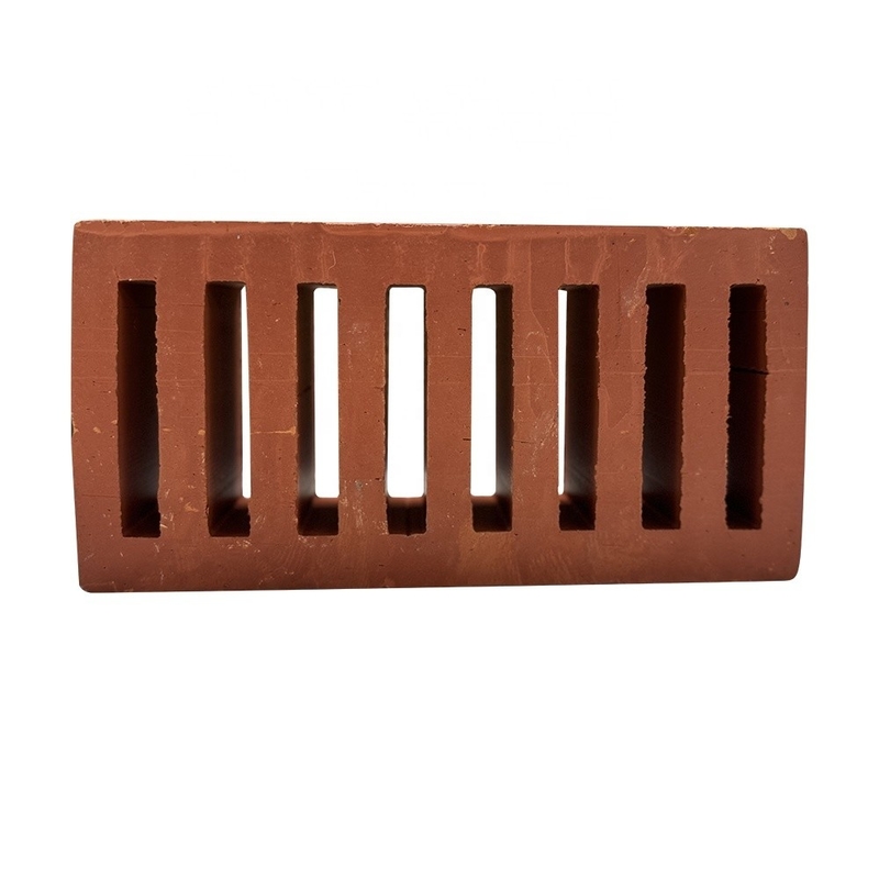 Isolement thermique de 800 degrés Centigrade Maison en terre cuite Bloc de construction Matériau décoratif Rectangle creux Perforé en brique à l'extérieur