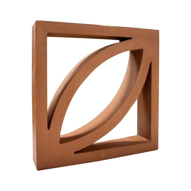 Isolement thermique de 800 ° C Feu rouge Briques de placage en argile pour la conception de murs extérieurs classiques Style de conception classique